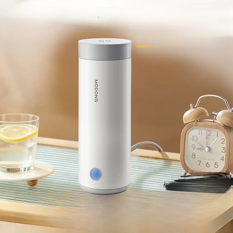 Kannettava sähköinen vedenlämmitysmuki 304-sisus 300ml