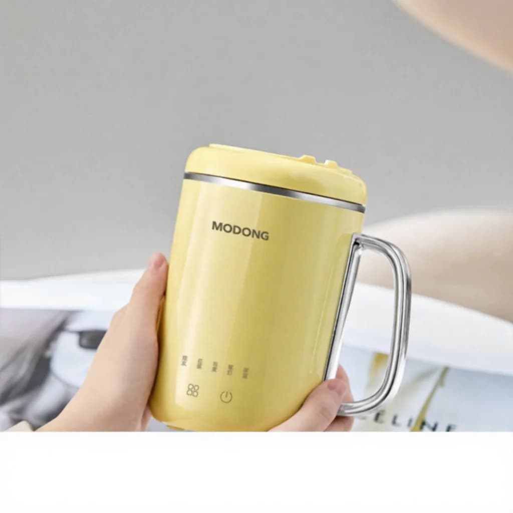 Kannettava sähköinen haudekuppi 450ml 220V suodattimella ja lusikalla