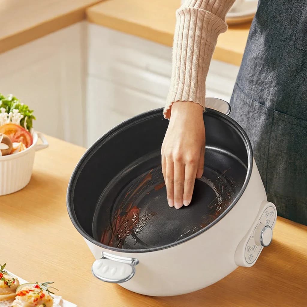 Sähköinen hot pot 6L 7L 8L höyryttimellä, 220V