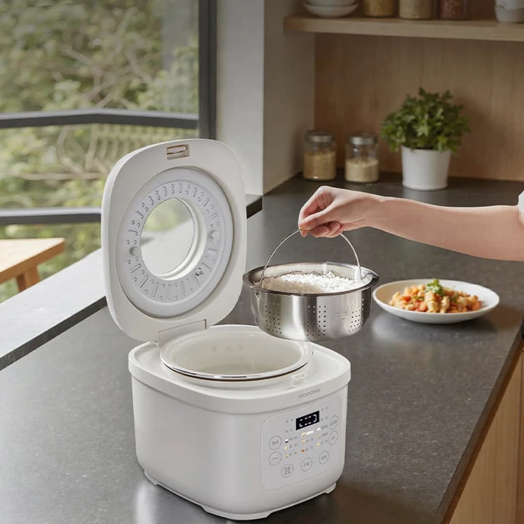 3L sähköinen riisikeitin keraamisella sisäpadalla, 600W