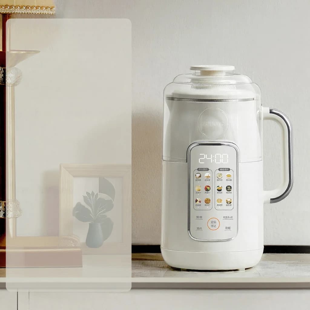 Lämmitystehoinen tehosekoitin 1.2L, kosketusohjaus, ruostumaton teräs