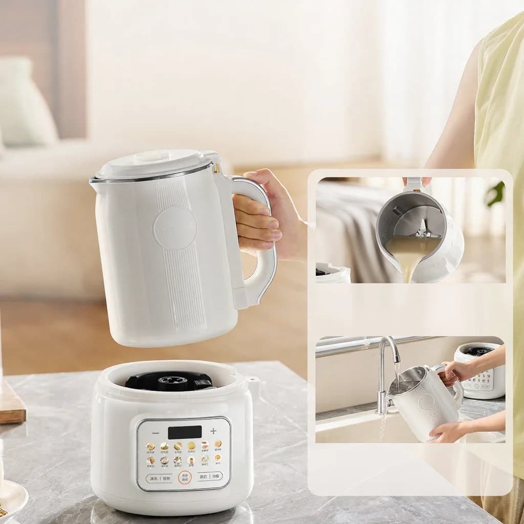 Lämmittevä blenderi soijamaidon valmistukseen, itsepuhdistuva 800W