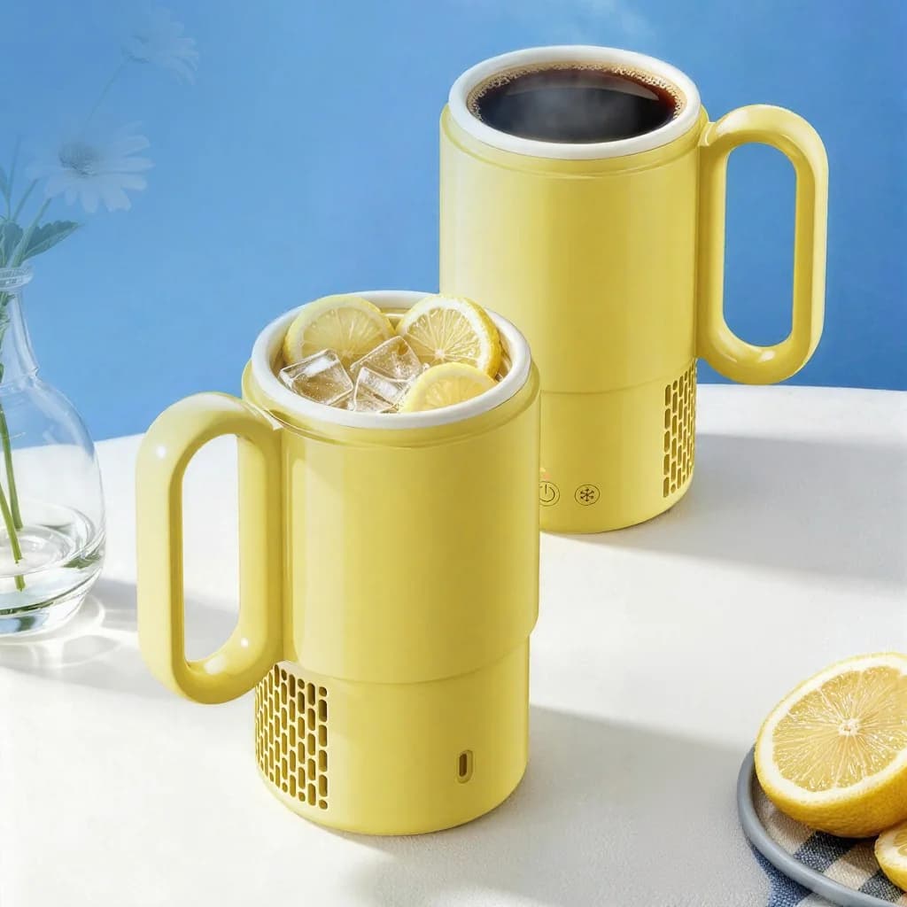 Kannettava lämmitys- ja jäähdytyskuppi 450 ml, 36 W, kosketusohjaus