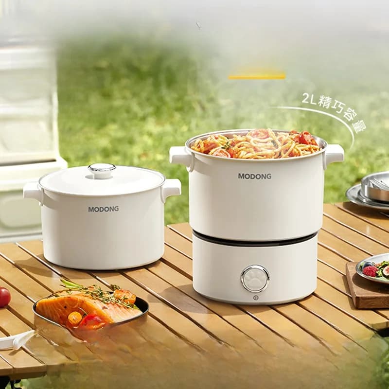 Kannettava kokoontaitettava sähköinen keittoastia 110V-220V 550W/700W