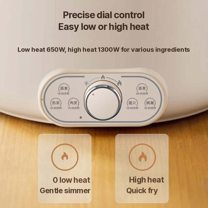 Sähköinen hot pot 6L 7L 8L höyryttimellä, 220V