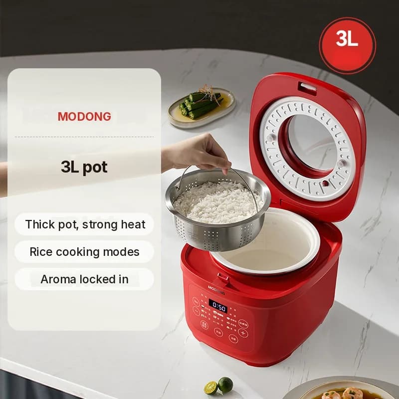 3L sähköinen riisinkeitin keraamisella sisäkattilalla, 600W