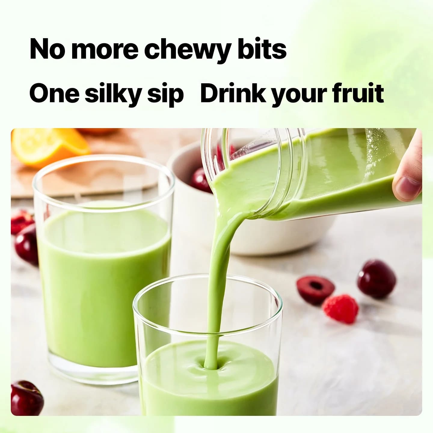 Kannettava langaton blenderikuppi mehuille ja smoothieille