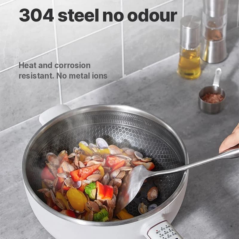 Ruostumattomasta teräksestä valmistettu sähköinen keittoastia 6L kosketusohjauksella 220V