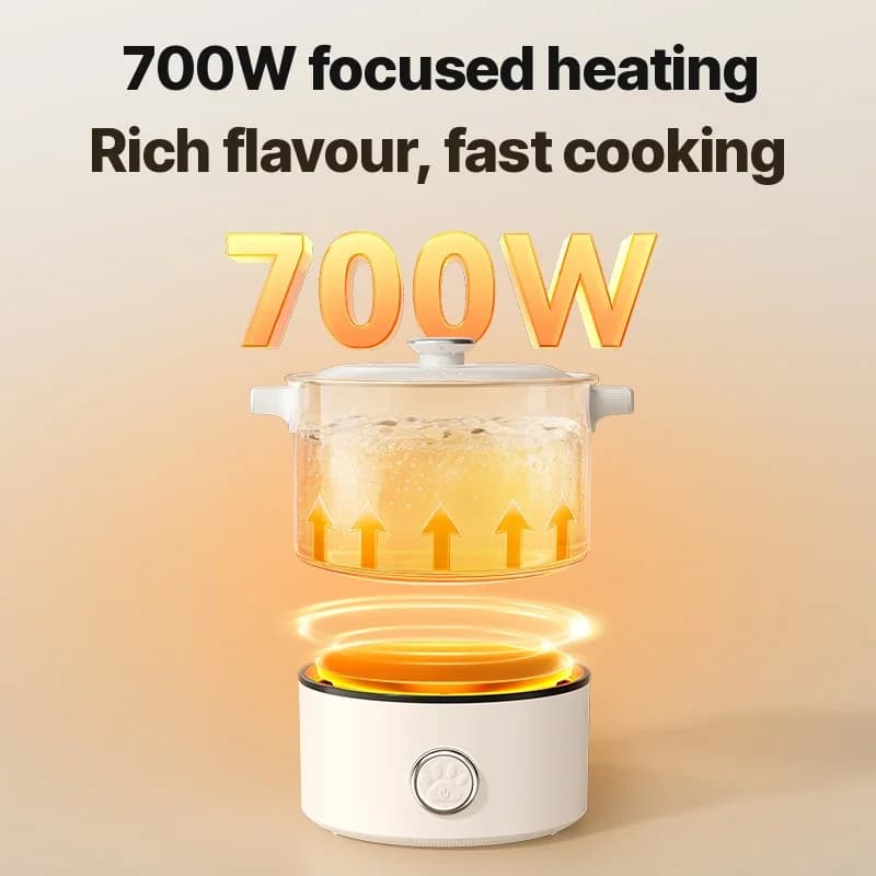 Kannettava kokoontaitettava sähköinen keittoastia 110V-220V 550W/700W