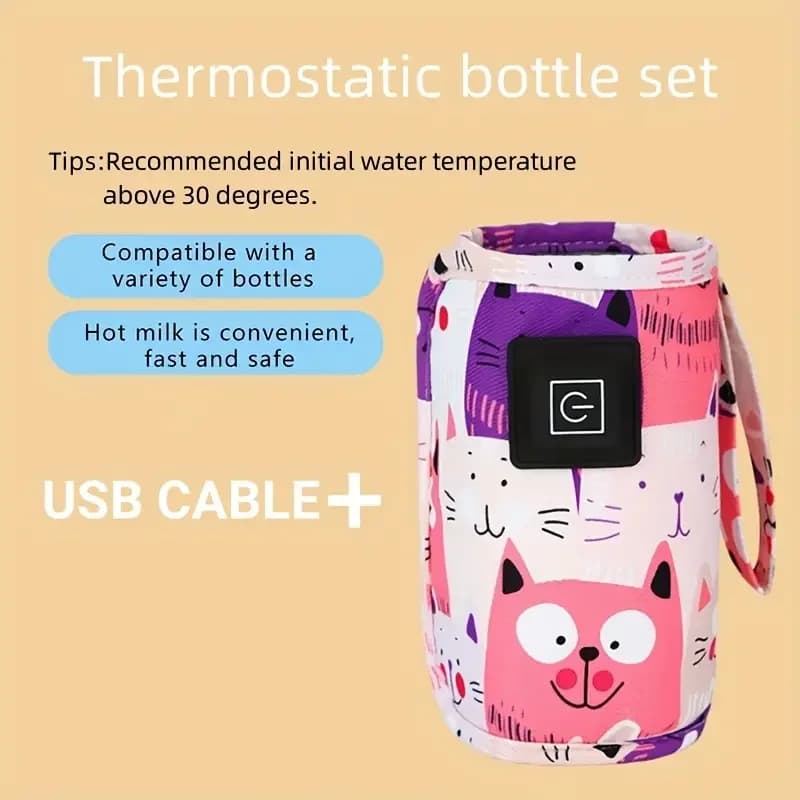 USB-vauvan pullonlämmitin