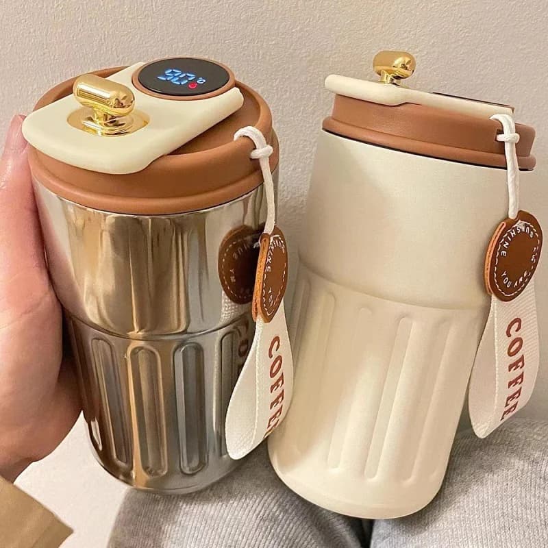 450 ml lämpönäytöllinen termospullo