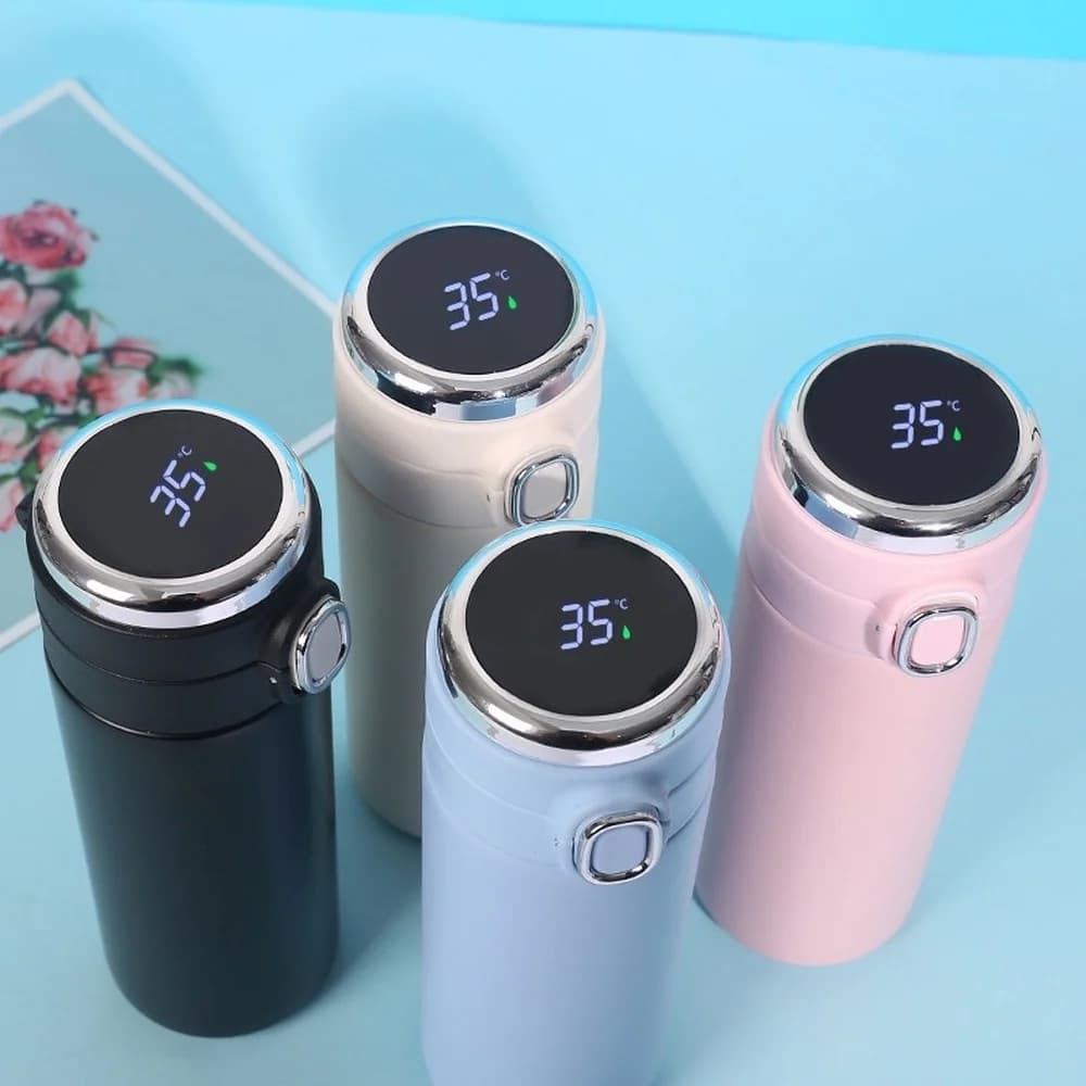 400 ml lämpötilanäytöllinen termos